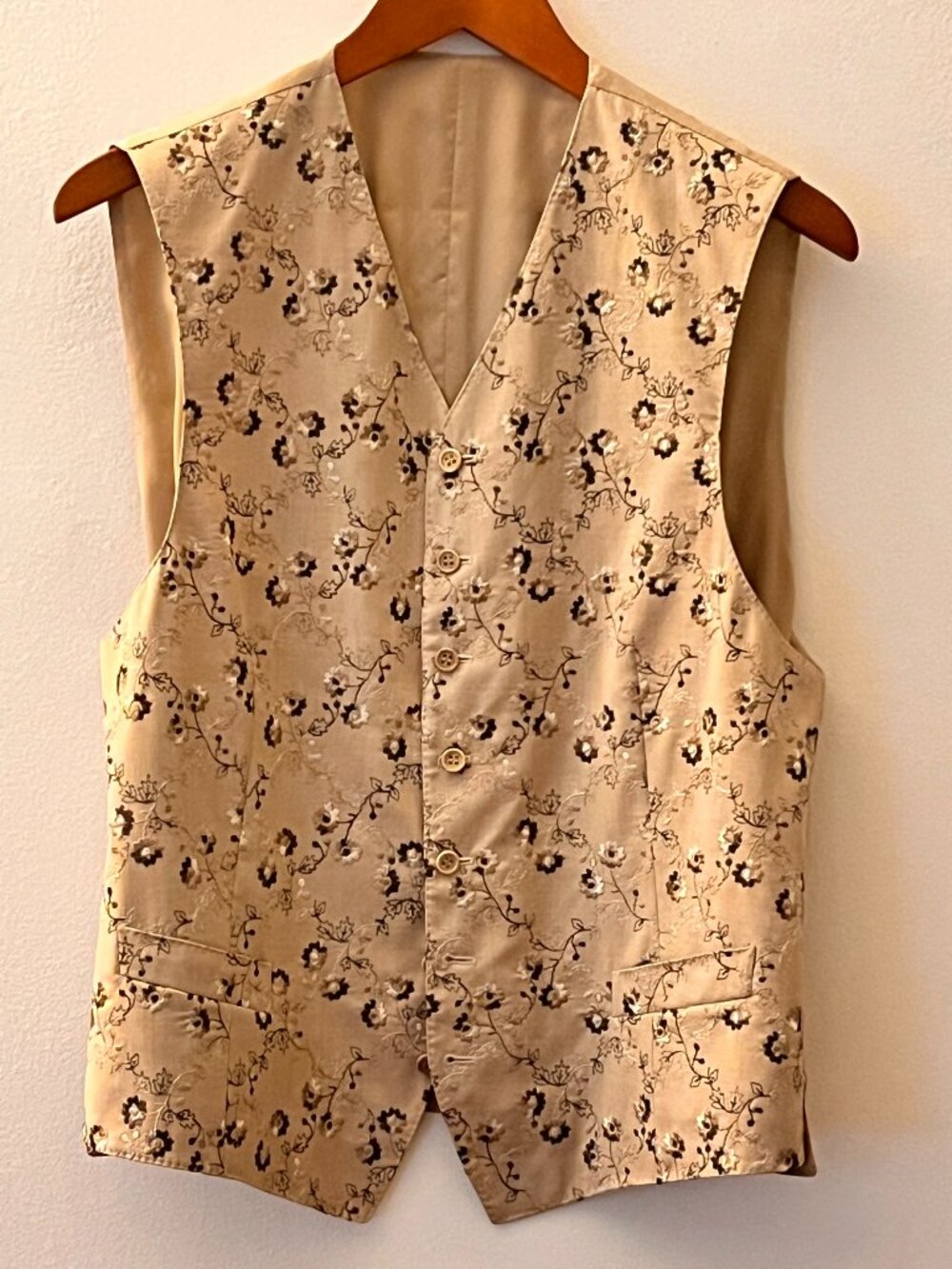 Beige Waistcoat by Canali